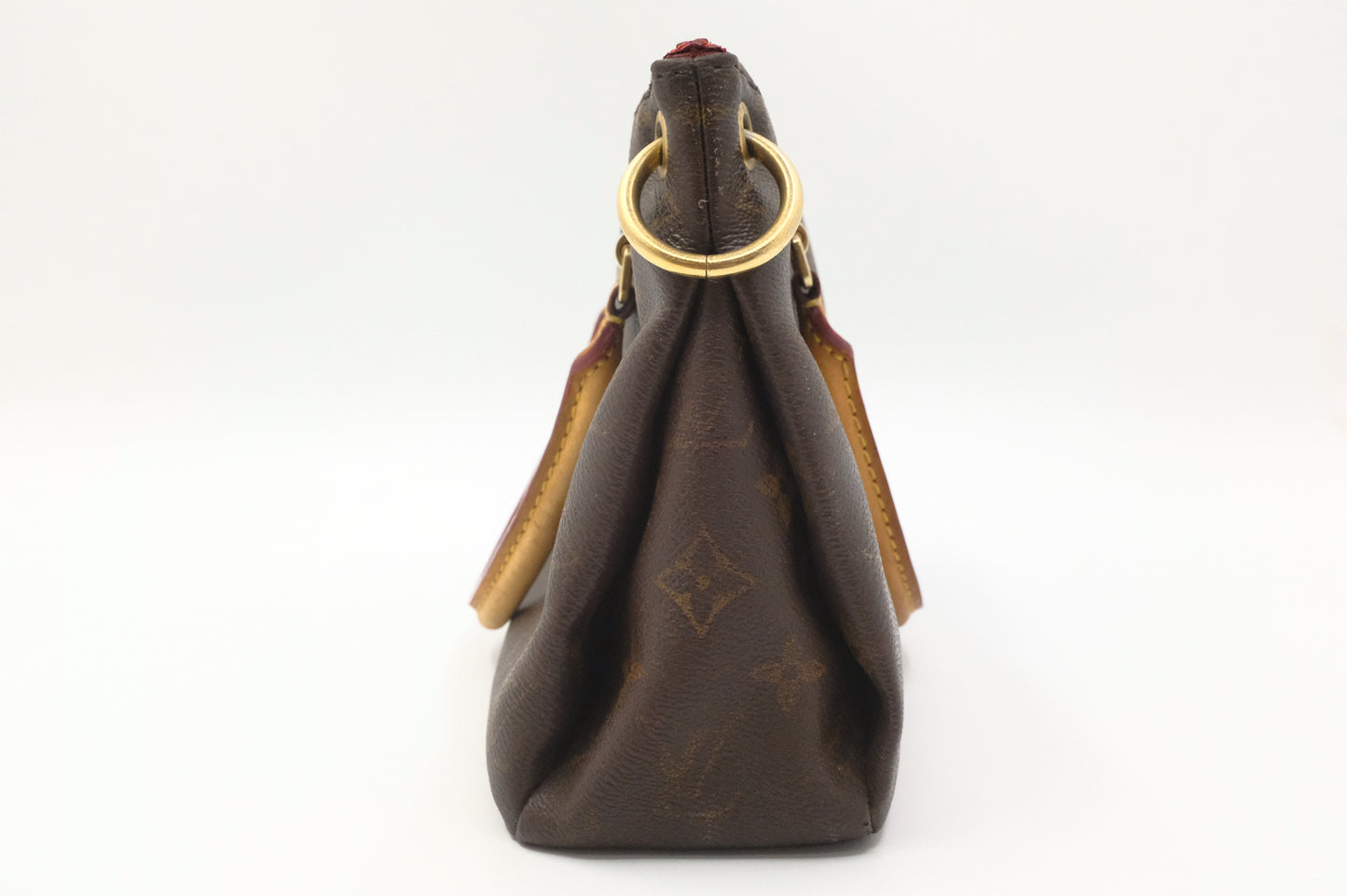 Louis Vuitton Pallas BB in Monogram Canvas & Red Leather