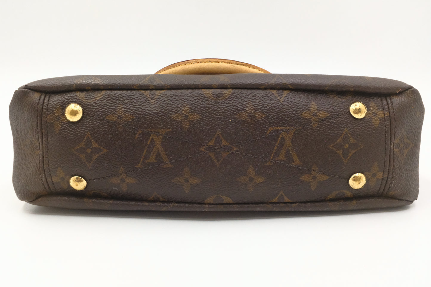 Louis Vuitton Pallas BB in Monogram Canvas & Red Leather