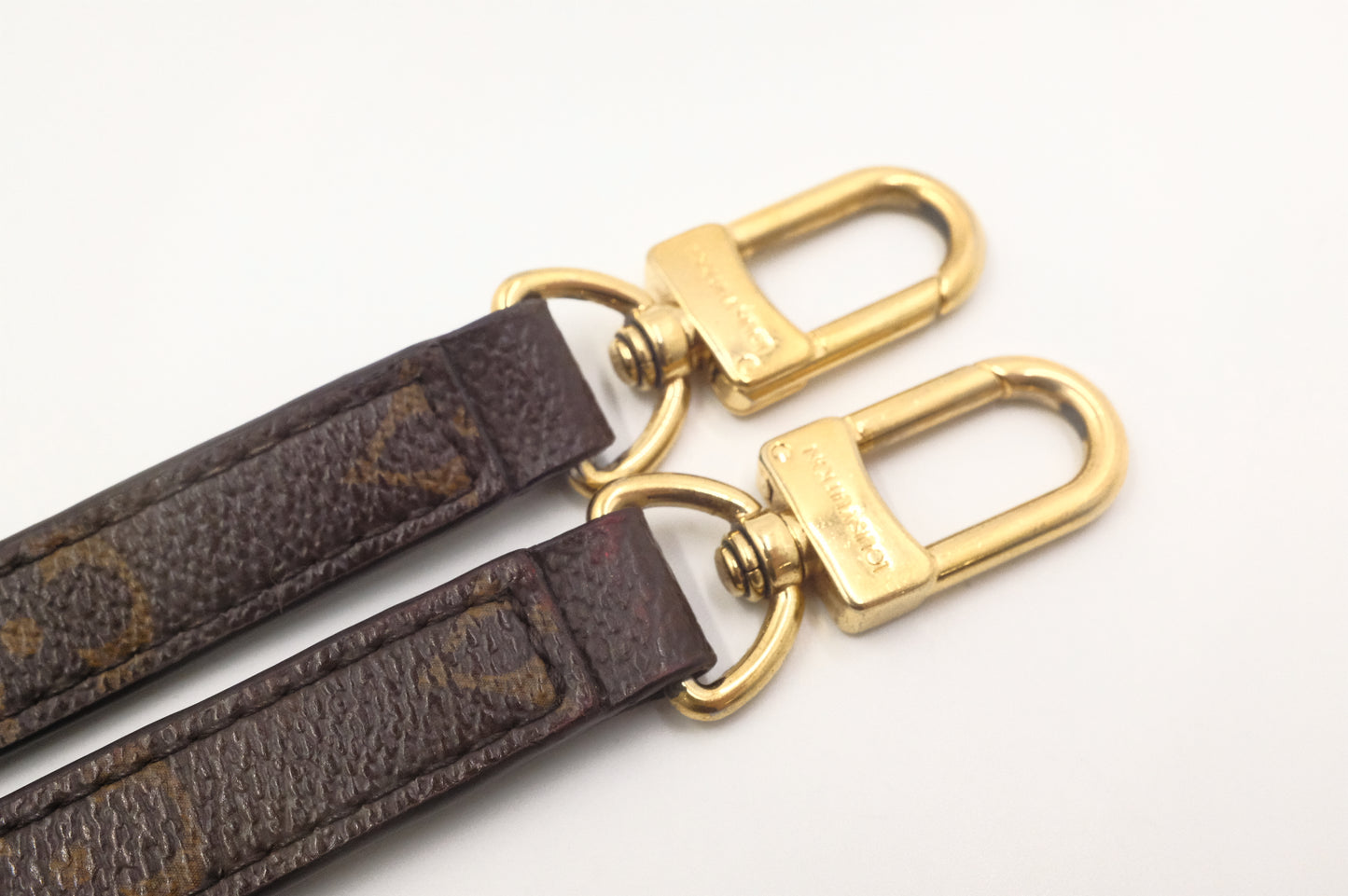 Louis Vuitton Pallas BB in Monogram Canvas & Red Leather