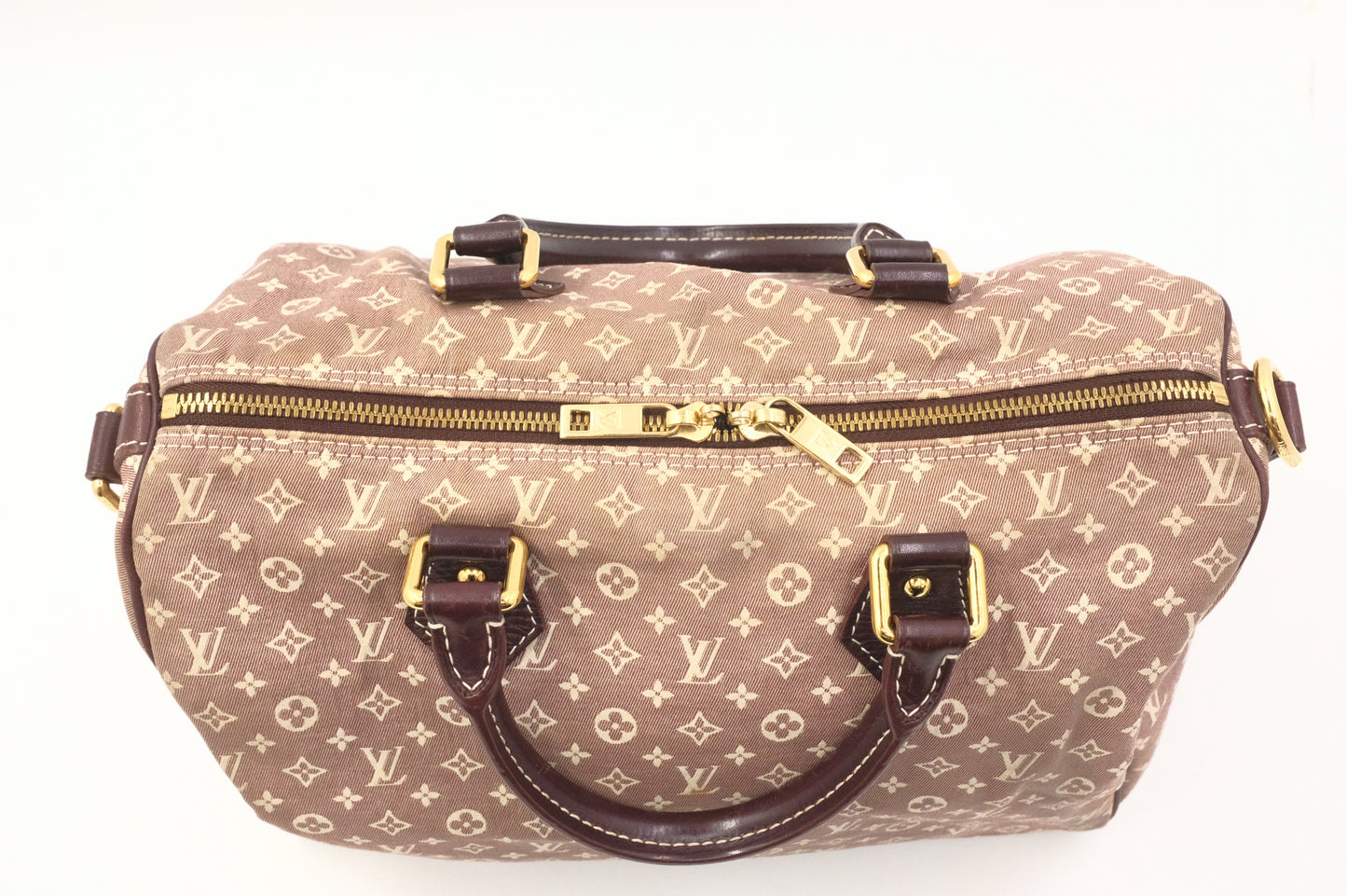 Louis Vuitton Speedy 30 Bandouliere in Sepia Minilin Canvas