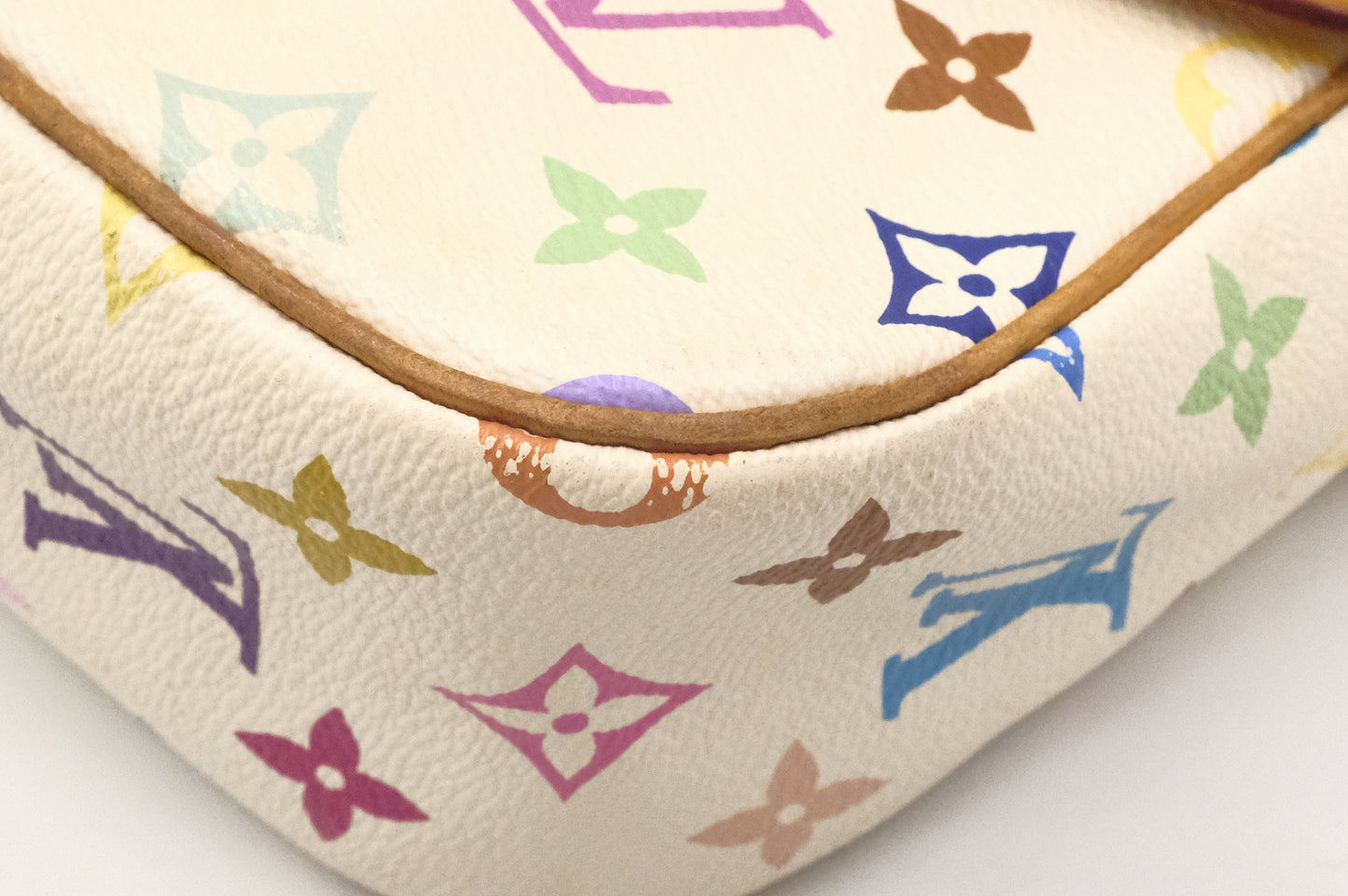 Louis Vuitton Sologne in White Multicolor Monogram Canvas
