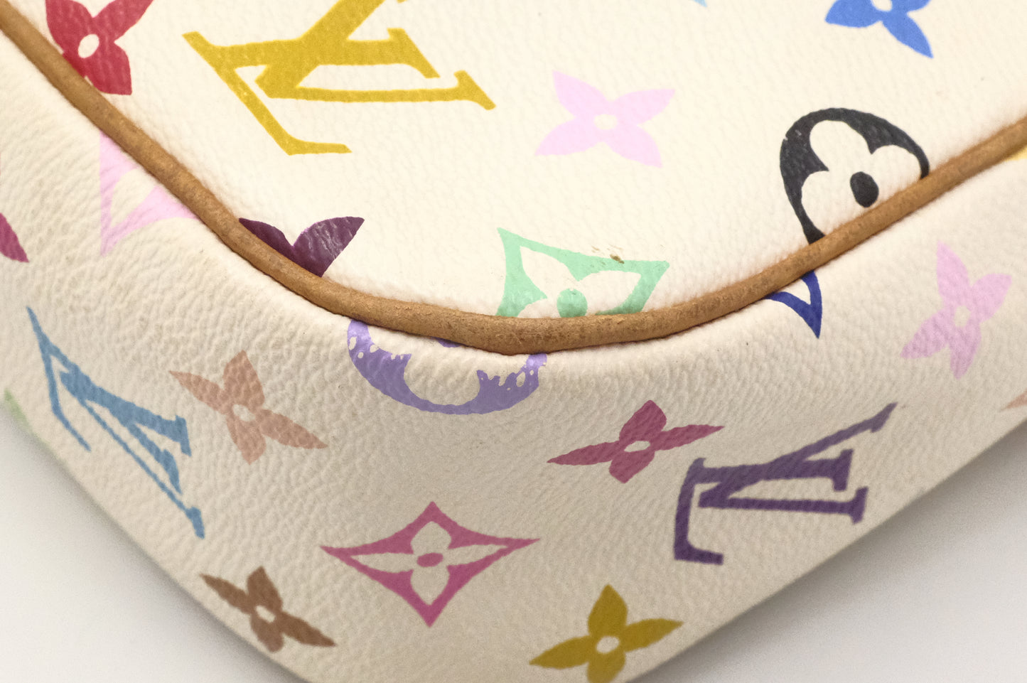 Louis Vuitton Sologne in White Multicolor Monogram Canvas