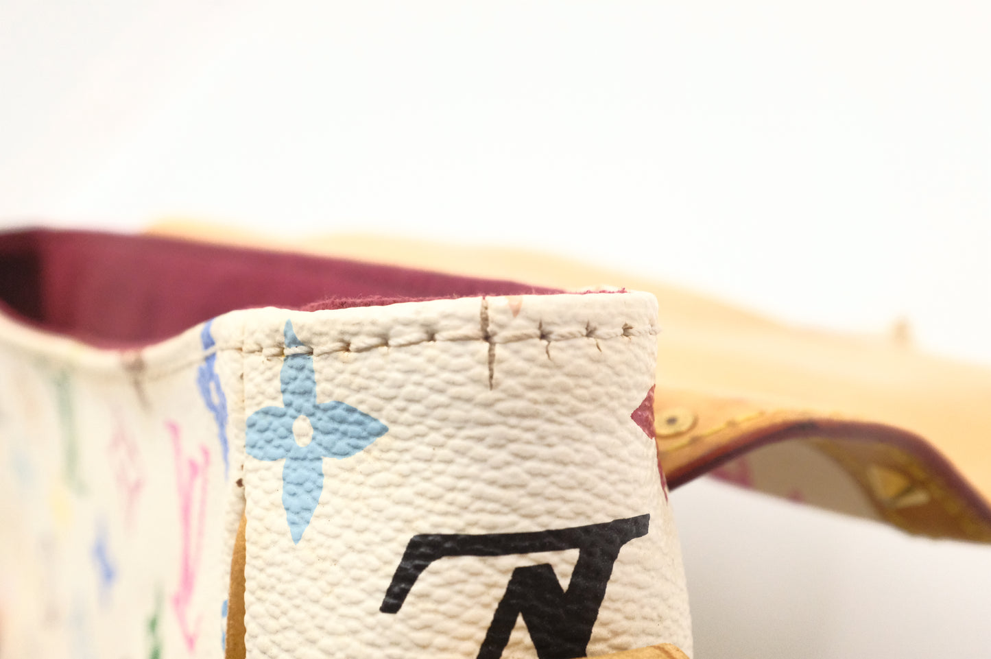 Louis Vuitton Sologne in White Multicolor Monogram Canvas