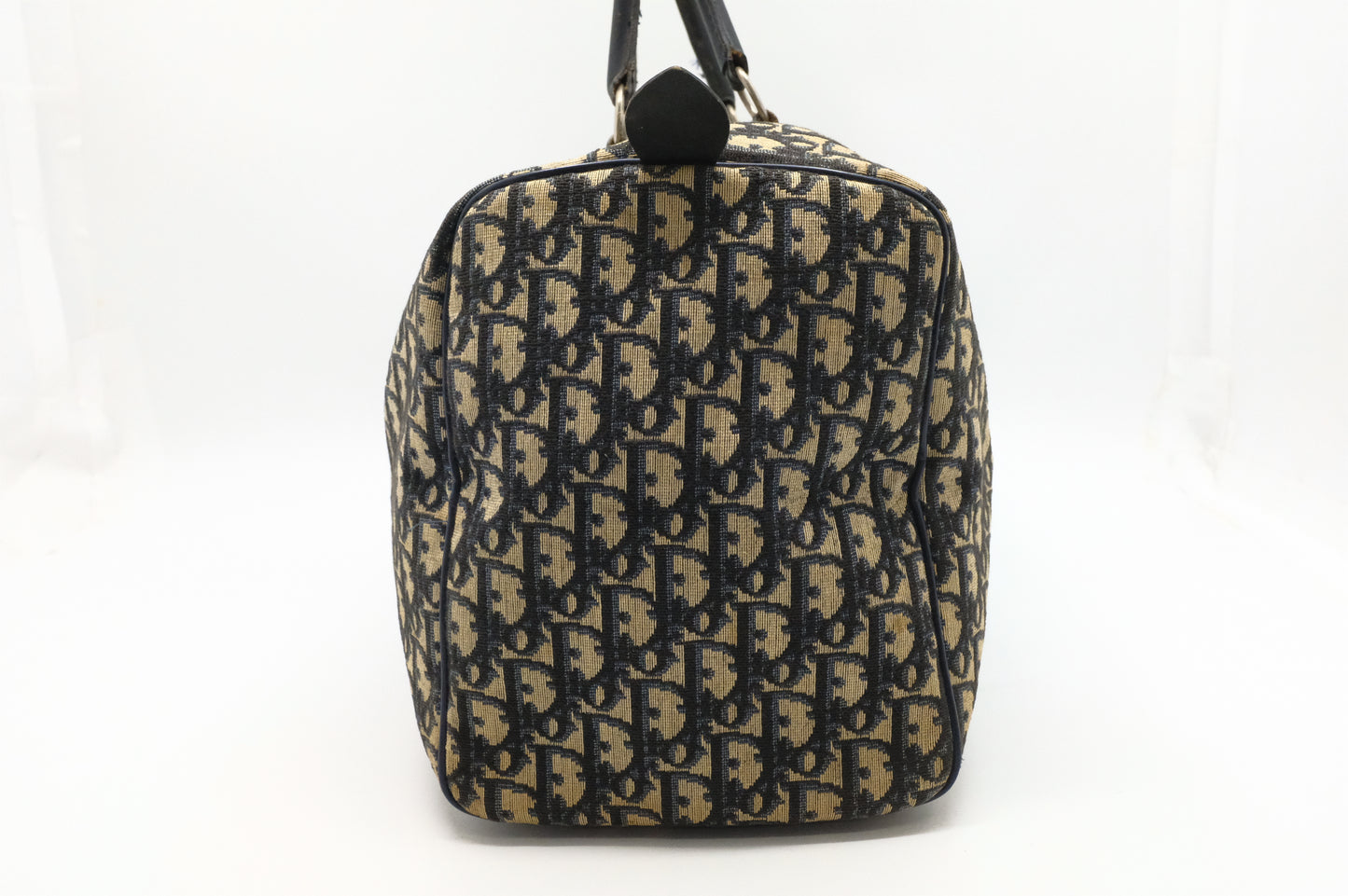 Dior Boston Bag in Navy Oblique Canvas