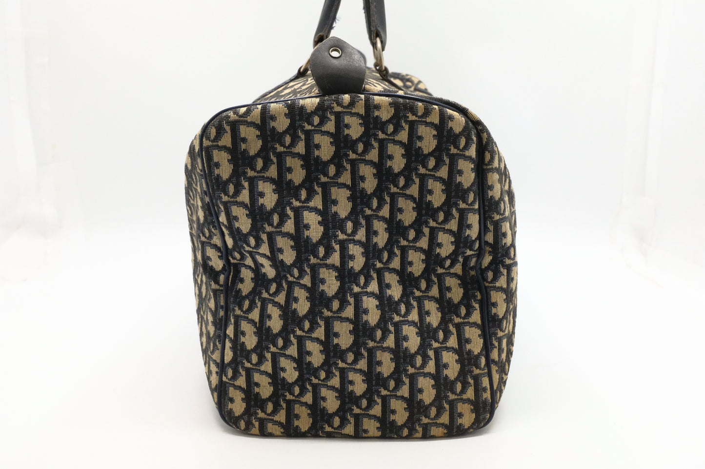 Dior Boston Bag in Navy Oblique Canvas