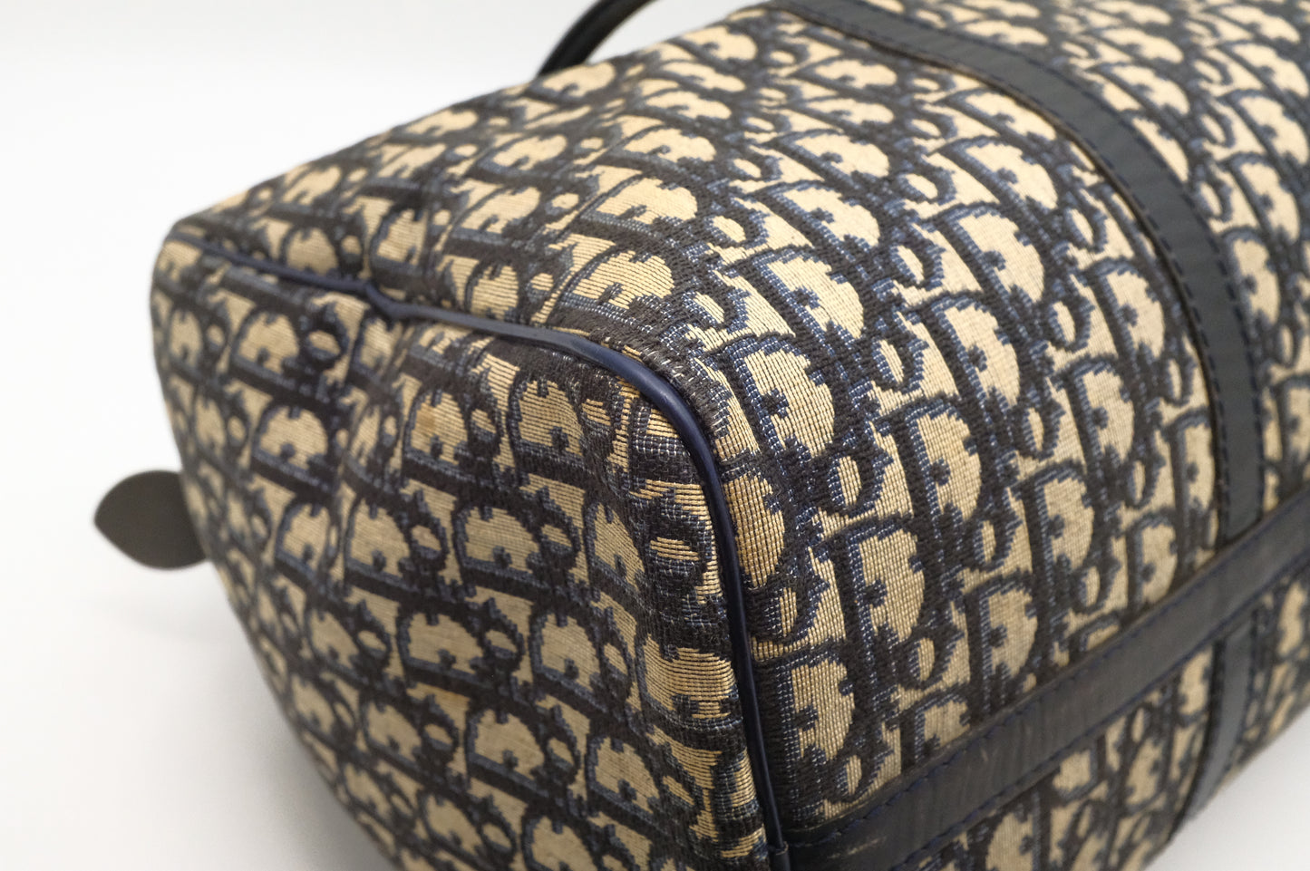 Dior Boston Bag in Navy Oblique Canvas