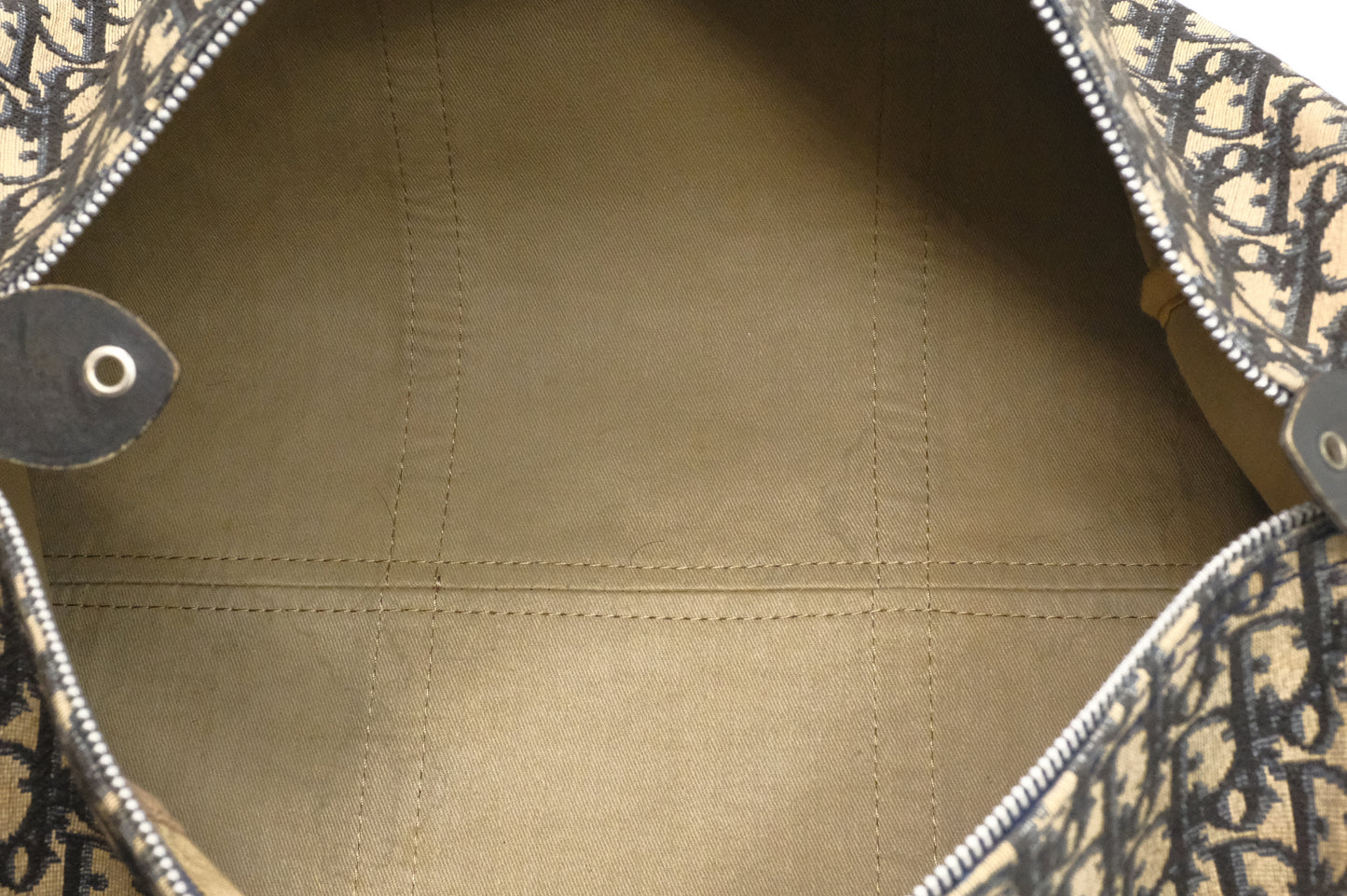 Dior Boston Bag in Navy Oblique Canvas