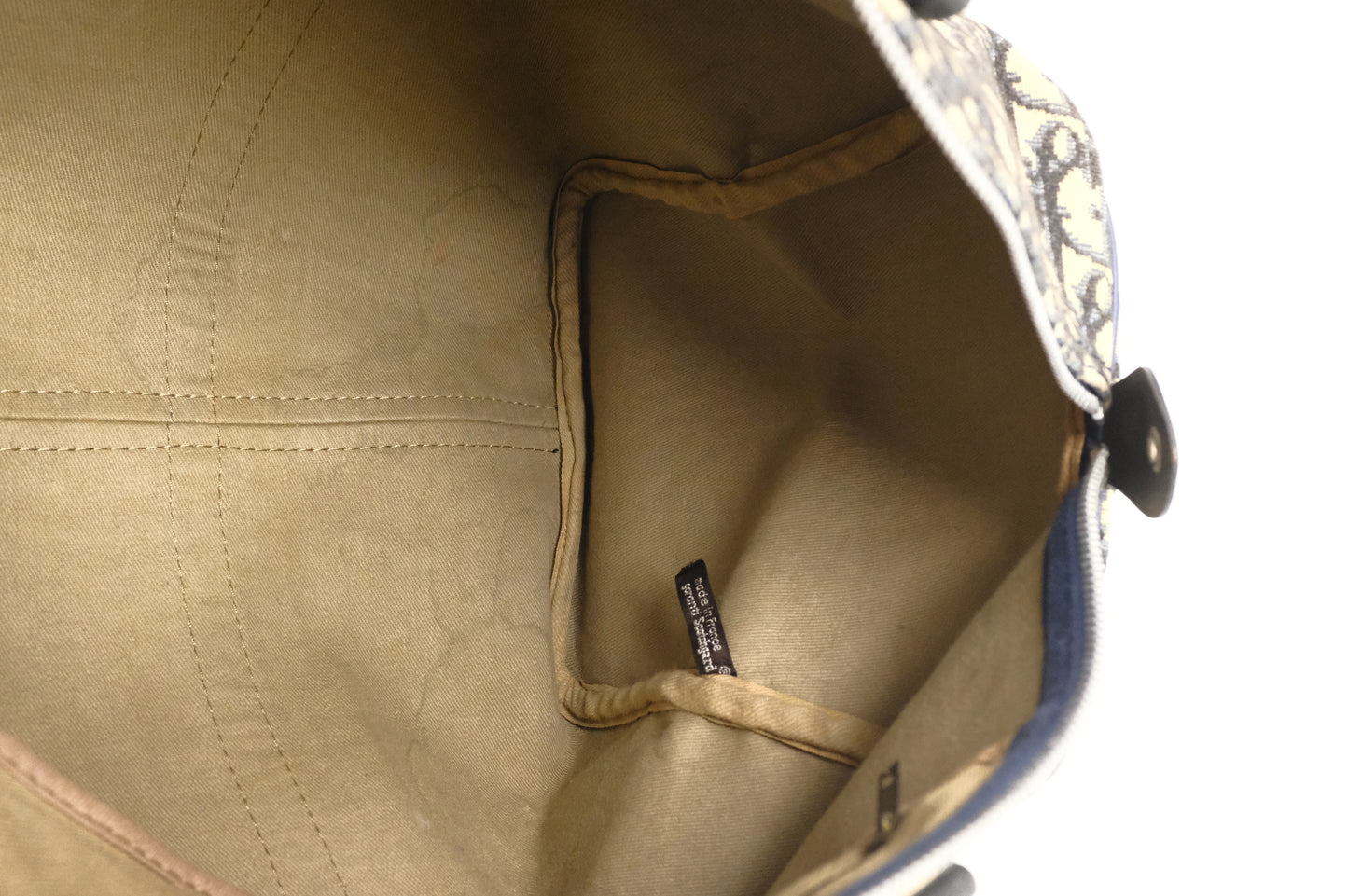 Dior Boston Bag in Navy Oblique Canvas