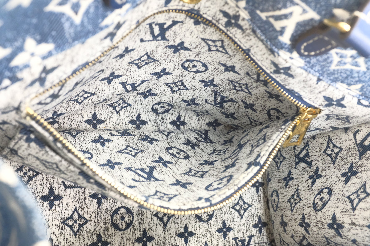 Louis Vuitton OnTheGo MM in Monogram Denim Canvas