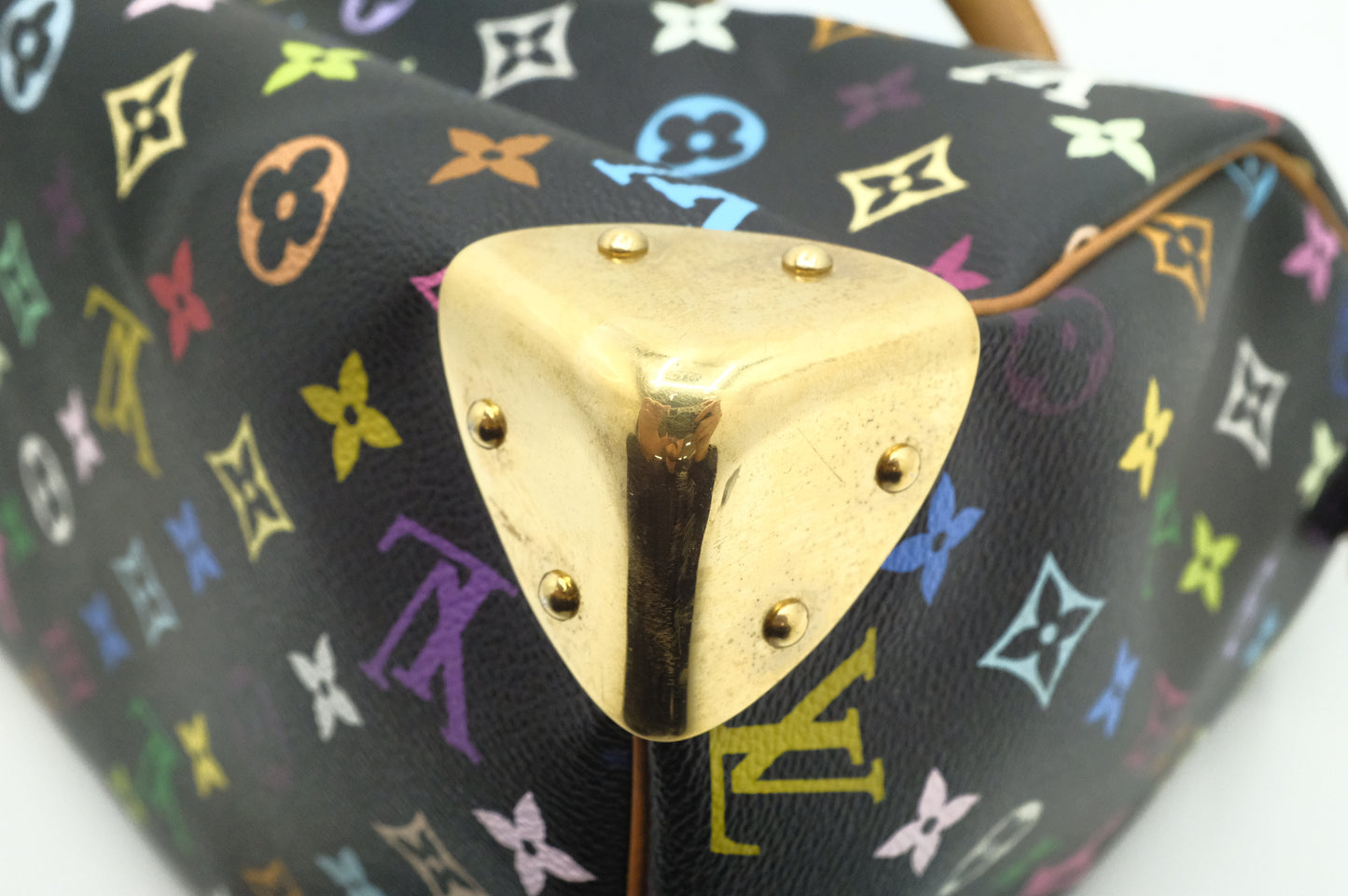 Louis Vuitton Speedy 30 in Black Multicolor Monogram Canvas