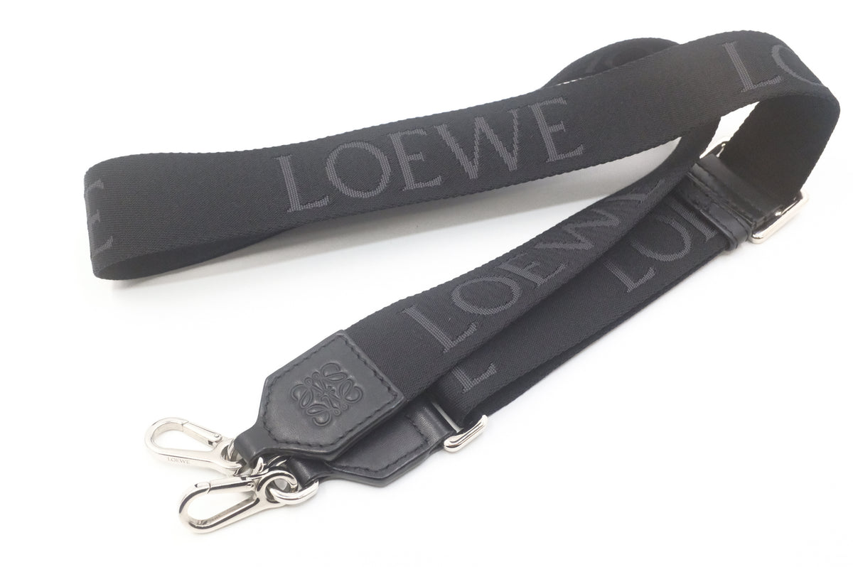 Loewe Camera Crossbody Bag in Black Leather