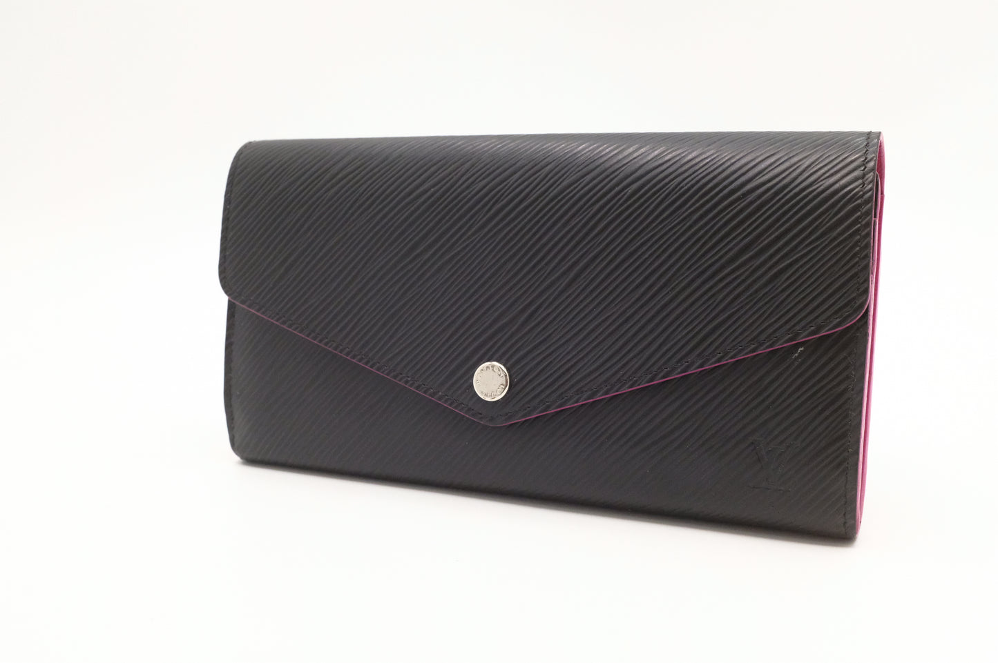 Louis Vuitton Sarah Wallet NM in Dark Gray Epi Leather
