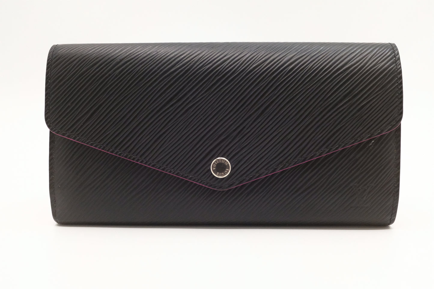 Louis Vuitton Sarah Wallet NM in Dark Gray Epi Leather