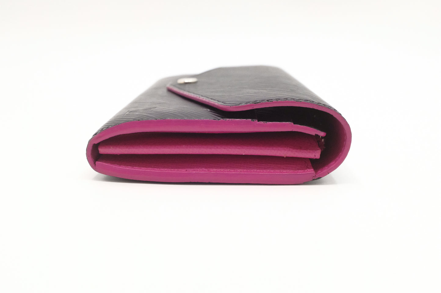 Louis Vuitton Sarah Wallet NM in Dark Gray Epi Leather