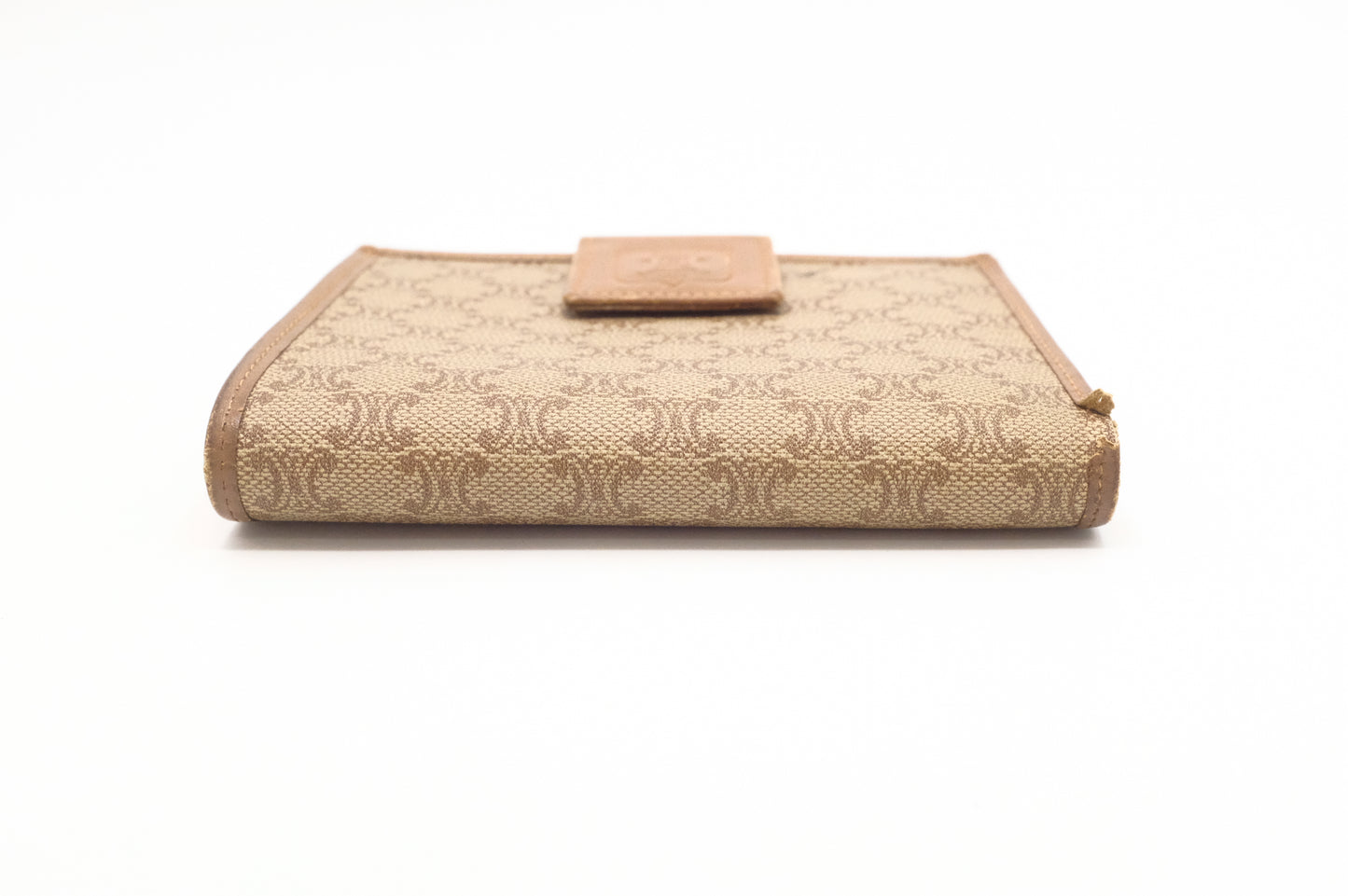 Celine Bifold Wallet in Beige Macadam Canvas