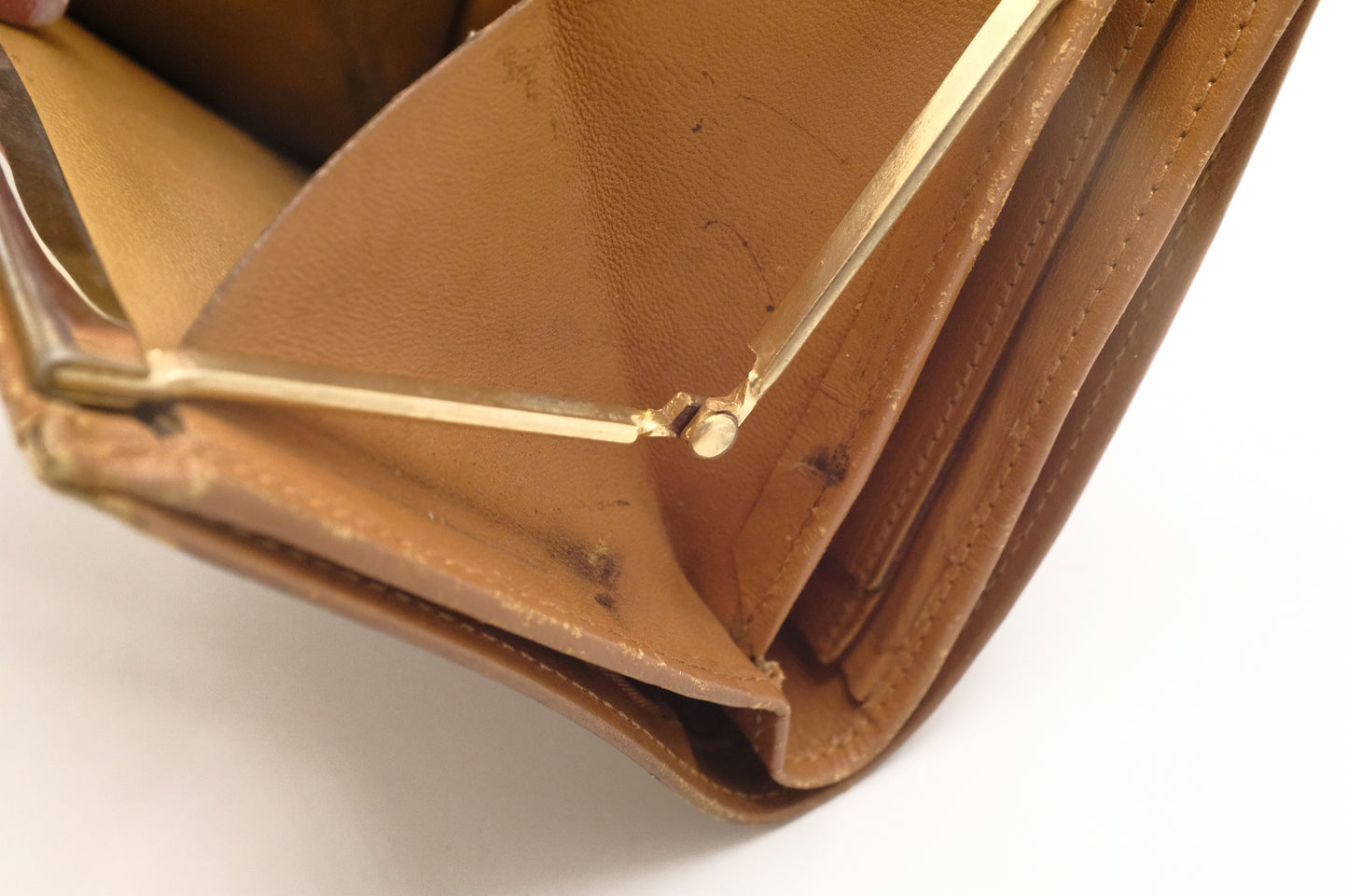 Celine Bifold Wallet in Beige Macadam Canvas