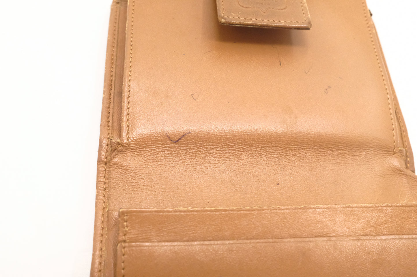 Celine Bifold Wallet in Beige Macadam Canvas