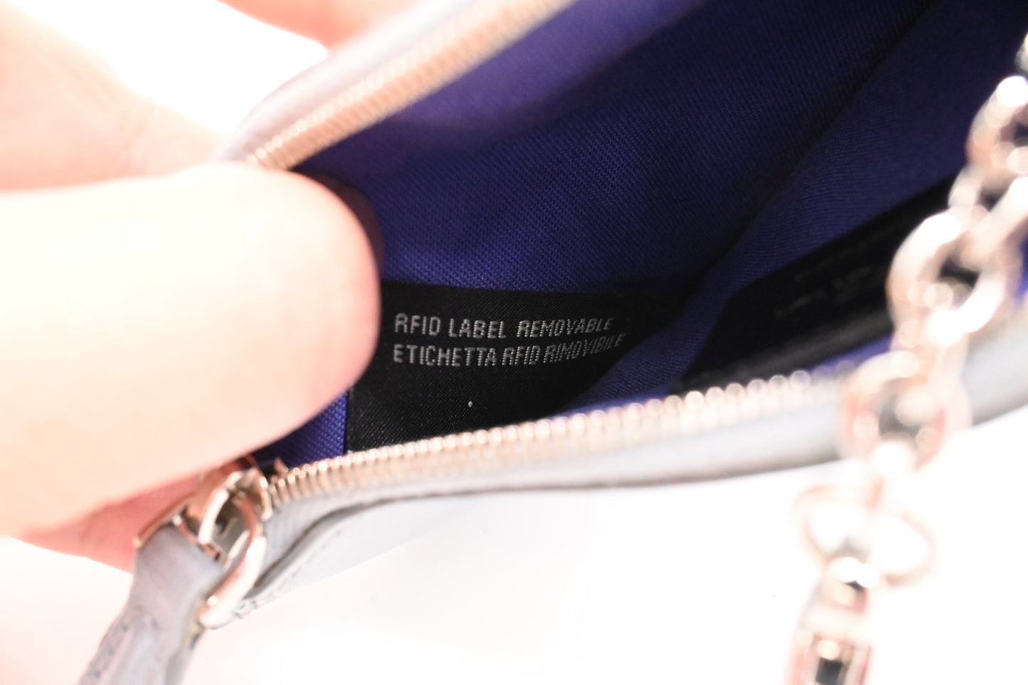 Fendi Monster Powder Key Case in Multicolor Leather