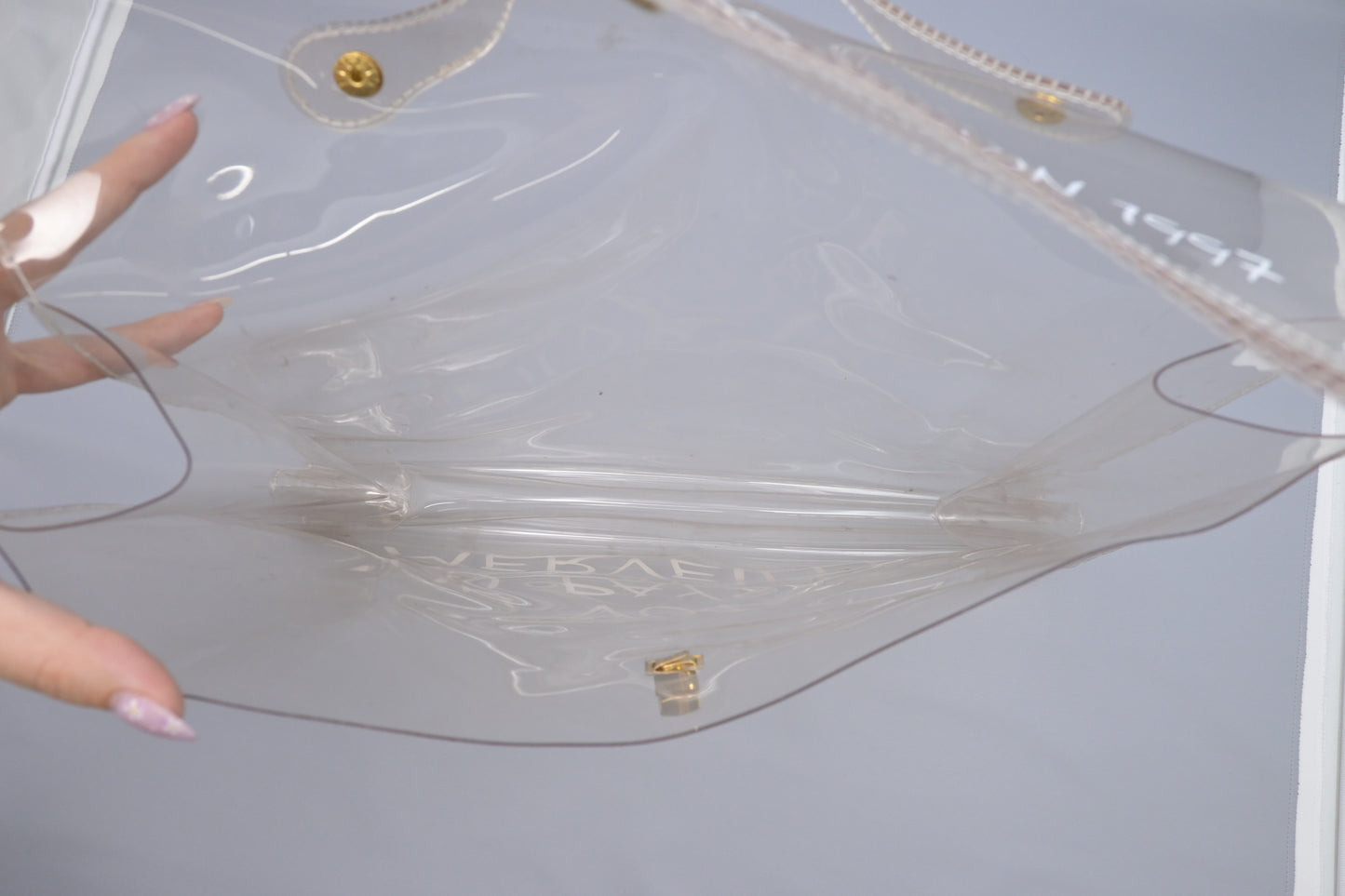 Hermes 'Souvenier de l'Exposition' Kelly in Clear Vinyl