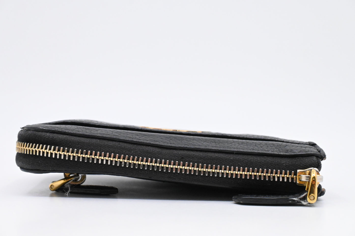 Prada Key Pouch in Black Leather