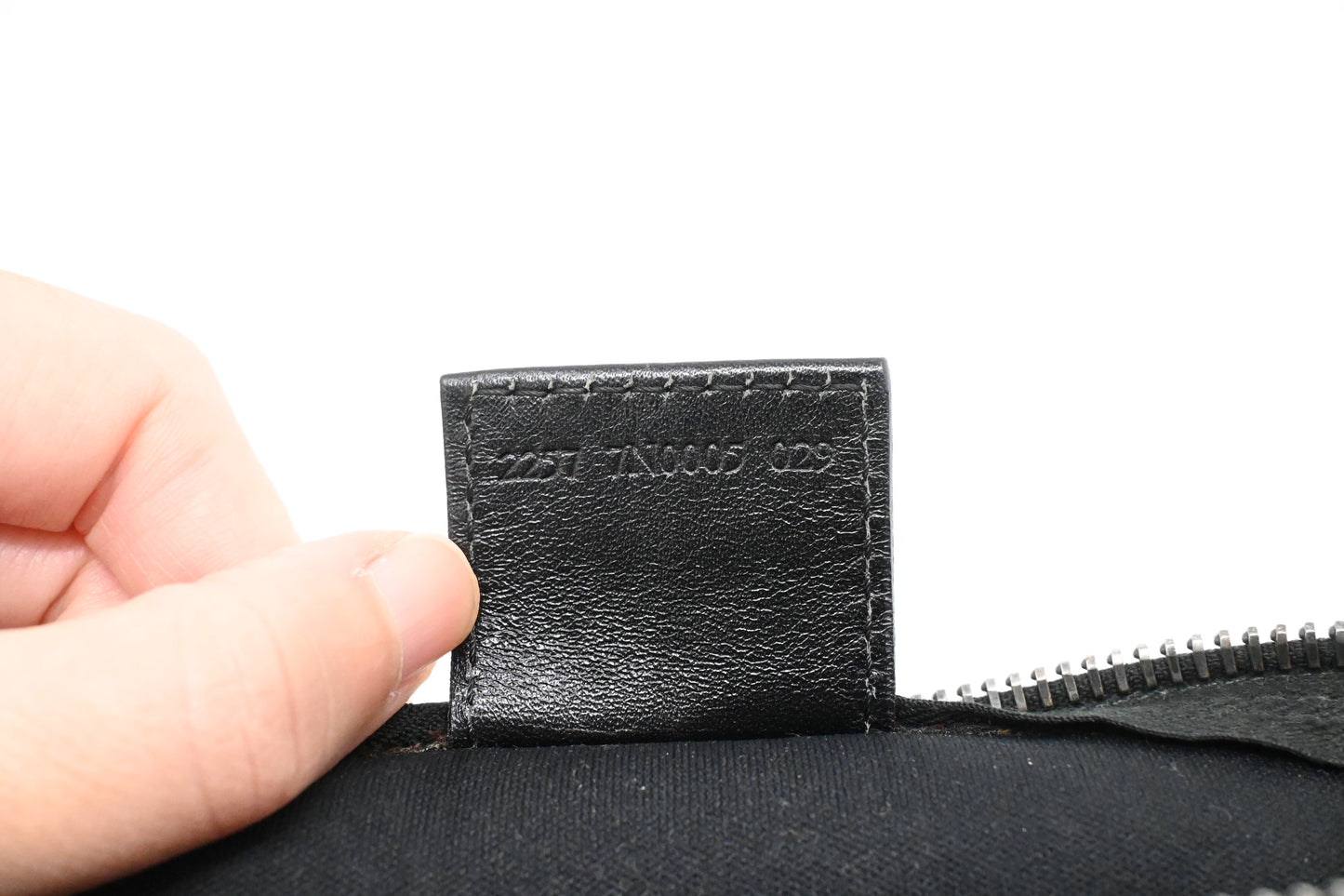 Fendi Pouch in Brown Zucchino Canvas