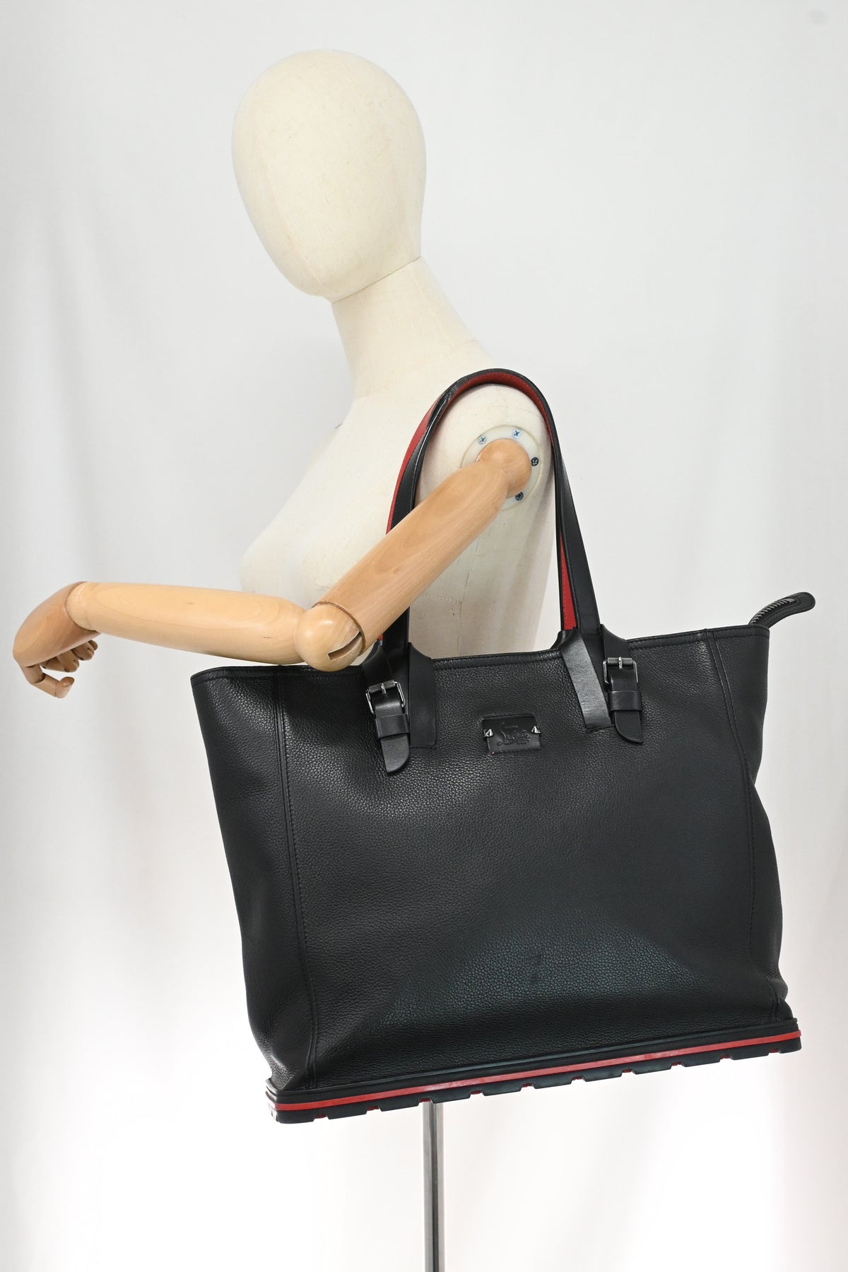 Louboutin Kabiker Tote Back in Black Leather
