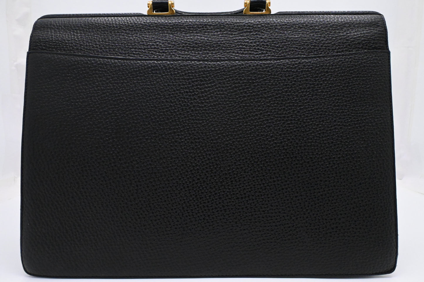 Loewe Anagram Briefcase in Black Leather
