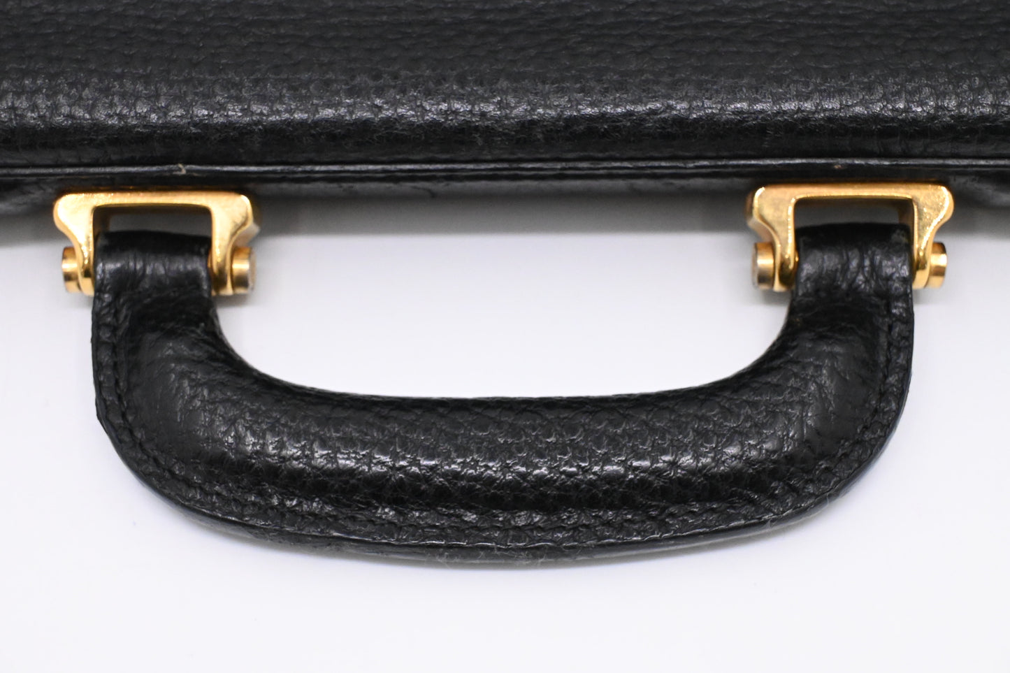 Loewe Anagram Briefcase in Black Leather