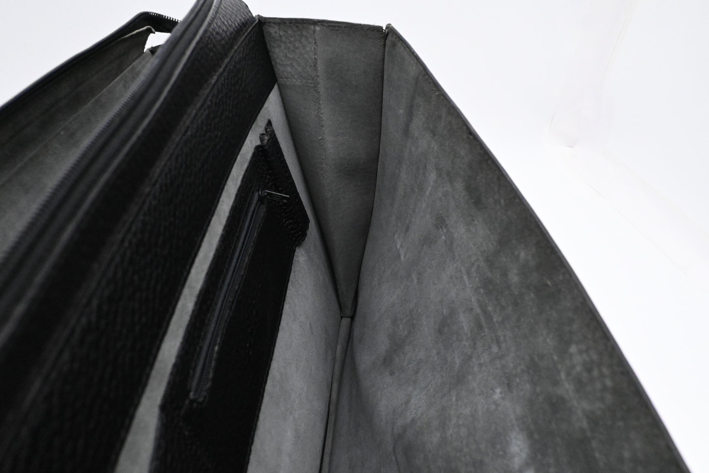 Loewe Anagram Briefcase in Black Leather