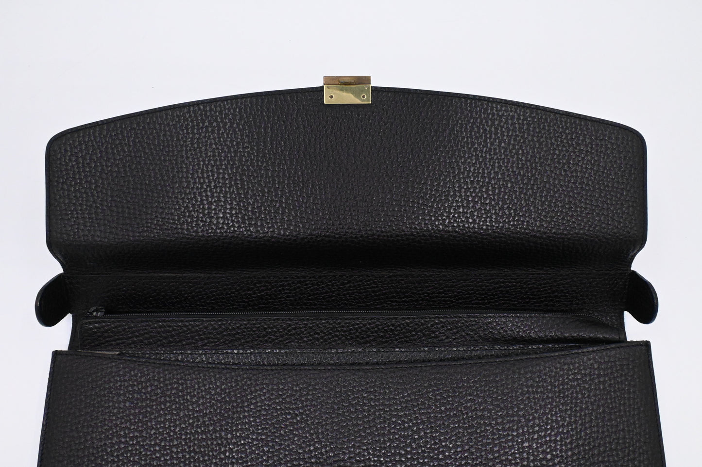 Loewe Anagram Briefcase in Black Leather