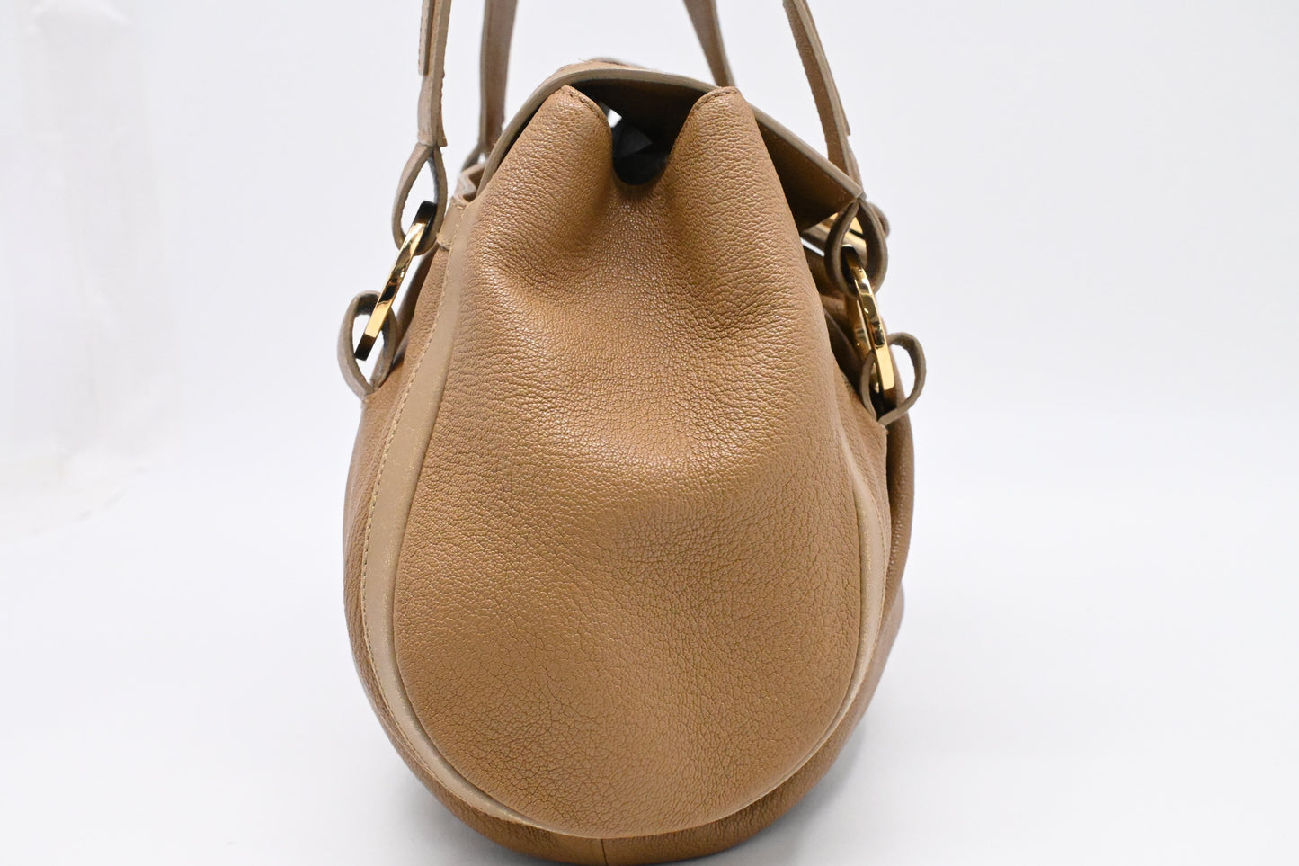 Bvlgari Handbag in Tan Leather