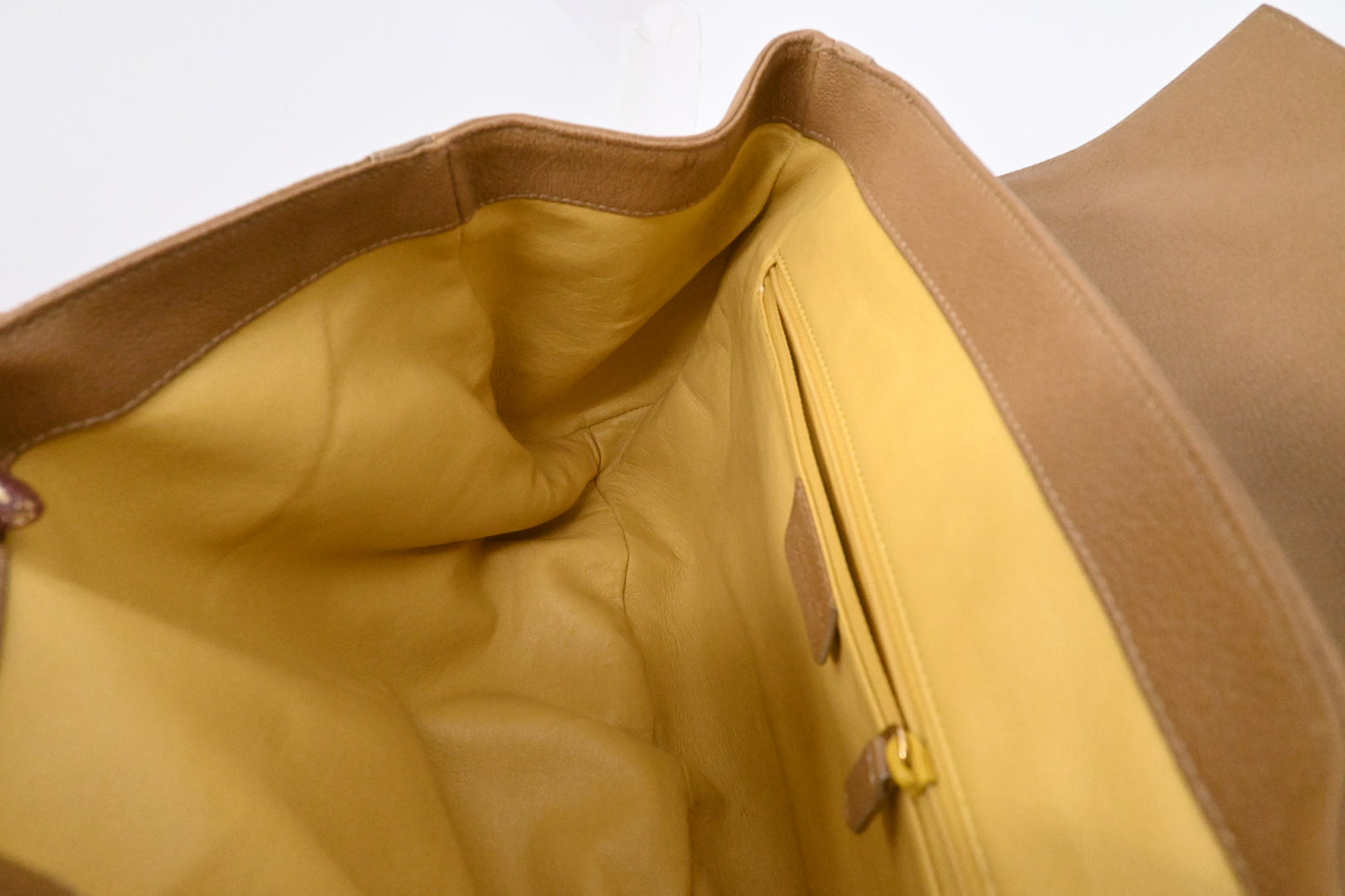 Bvlgari Handbag in Tan Leather