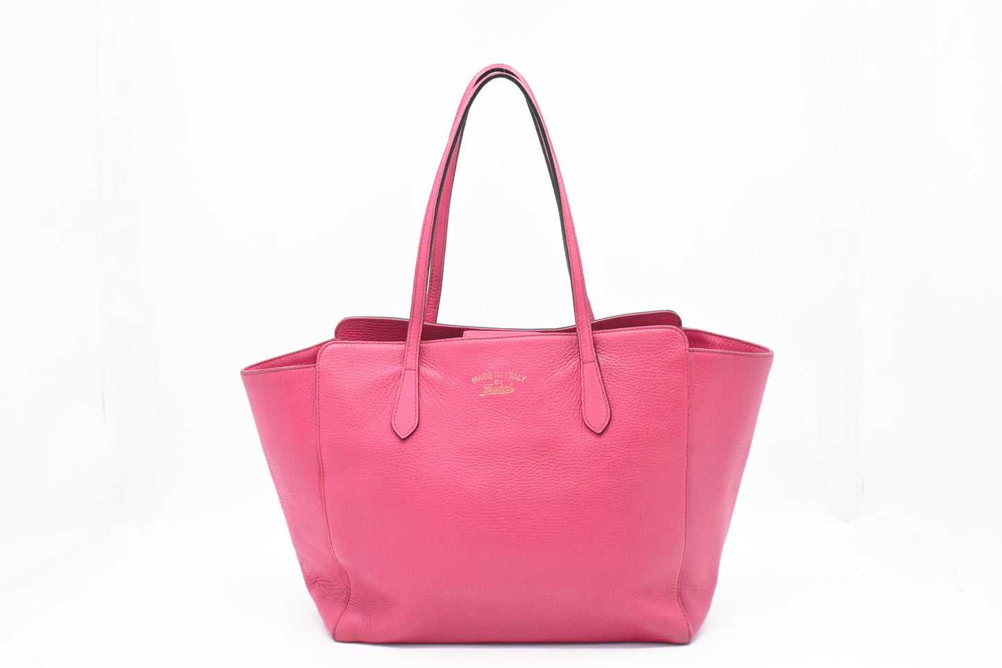 Gucci Swing Tote in Pink Leather