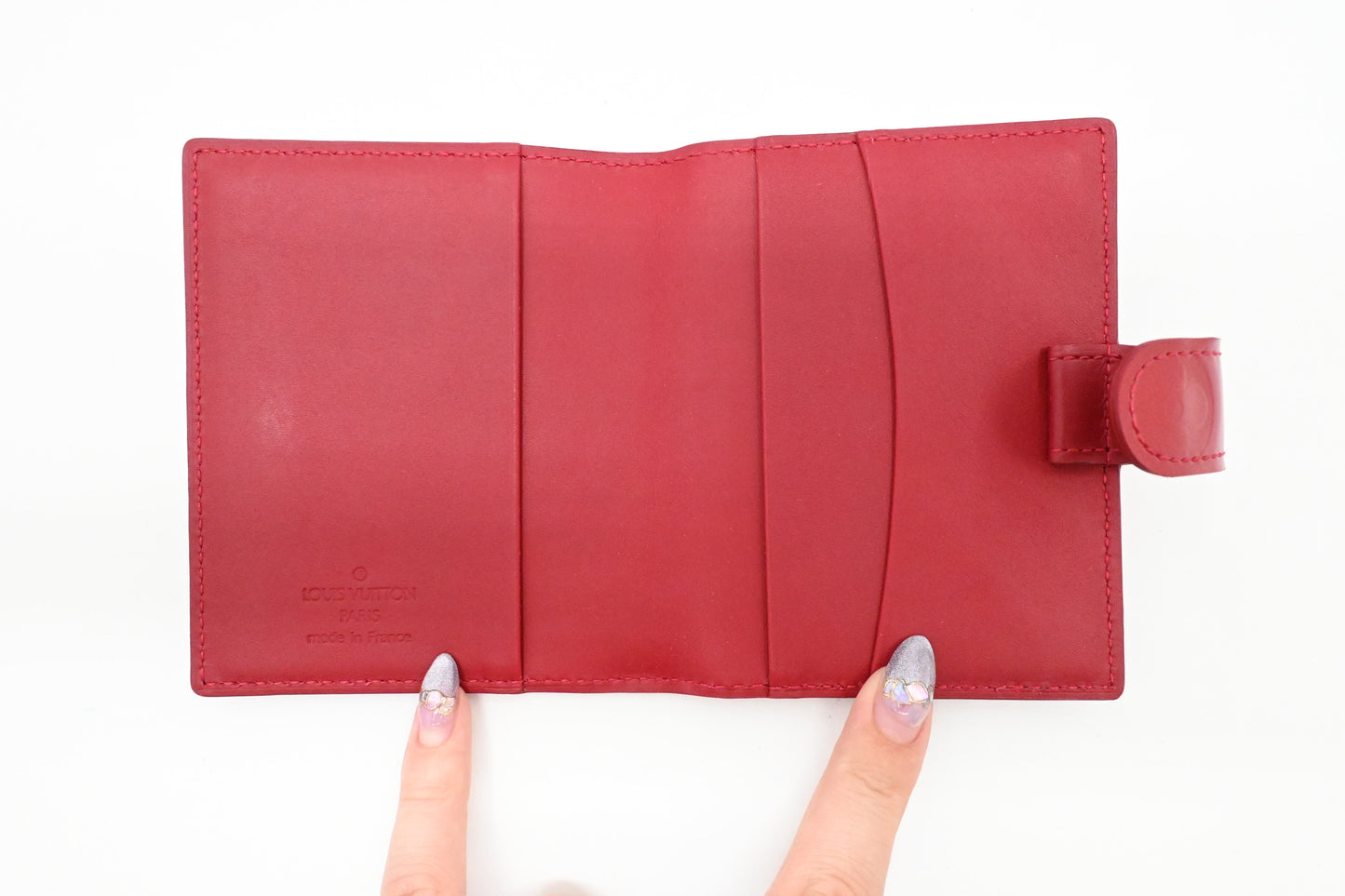 Louis Vuitton Mini Agenda in Red Vernis Leather