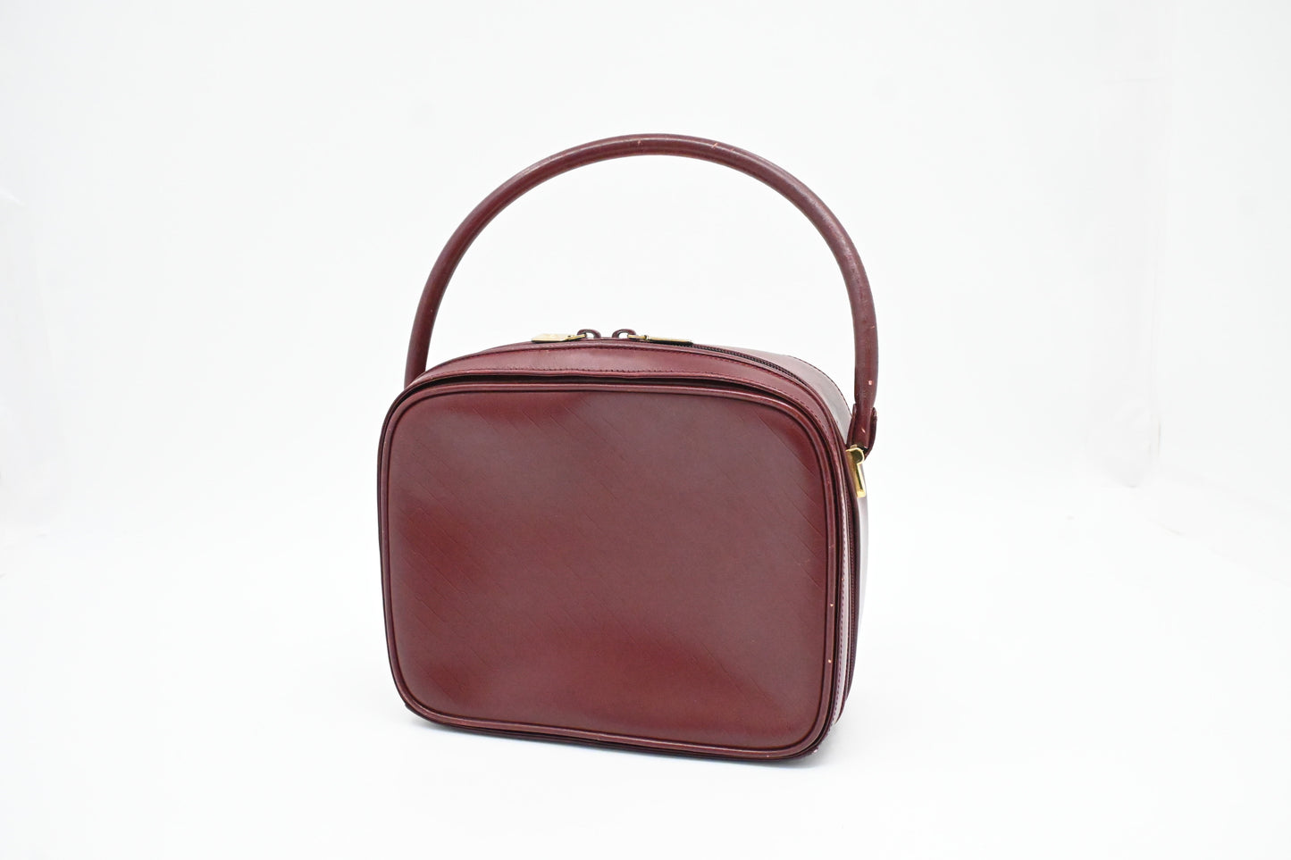 Gucci Handbag in Burgundy Leather