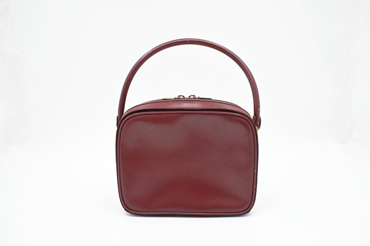 Gucci Handbag in Burgundy Leather