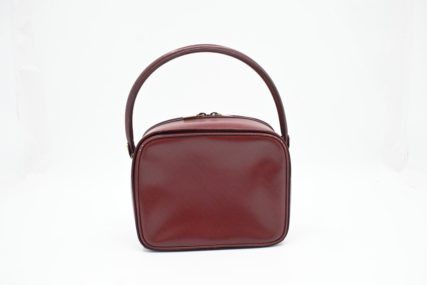 Gucci Handbag in Burgundy Leather