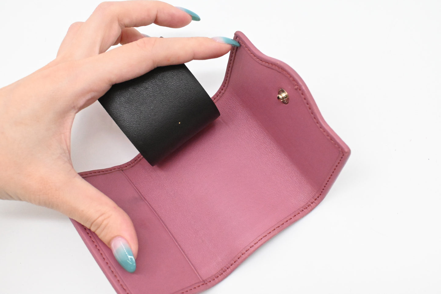 Gucci Key Case in Supreme Canvas and Pink Leather