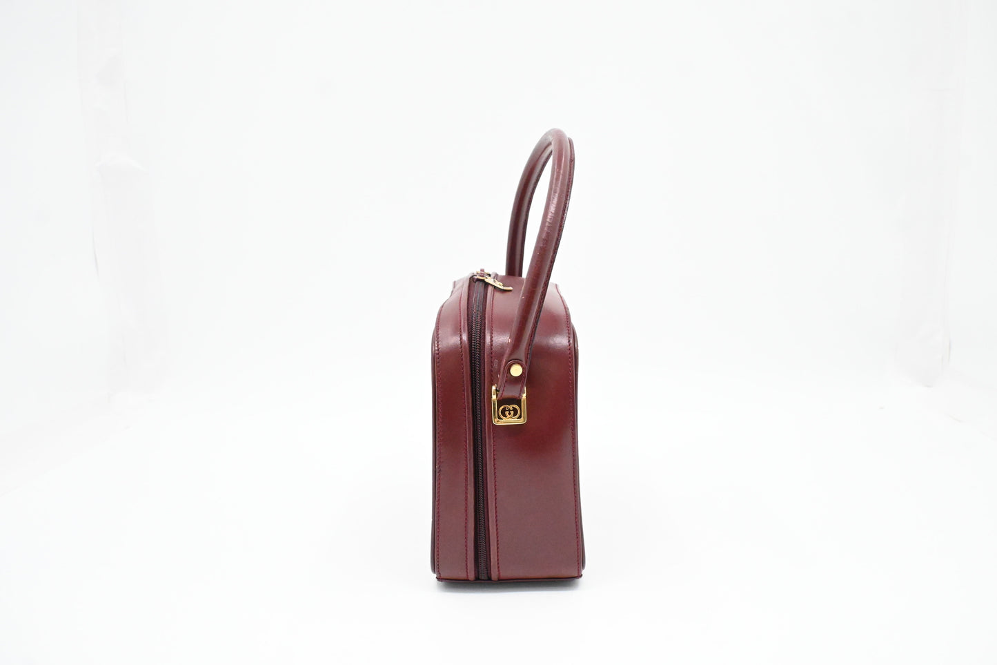 Gucci Handbag in Burgundy Leather