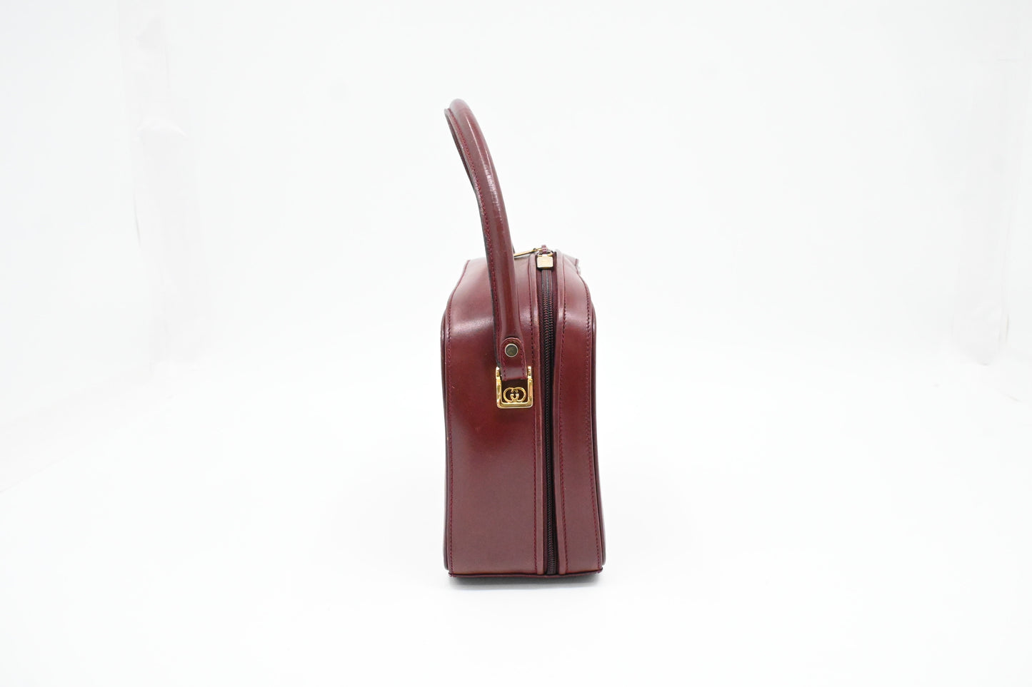 Gucci Handbag in Burgundy Leather