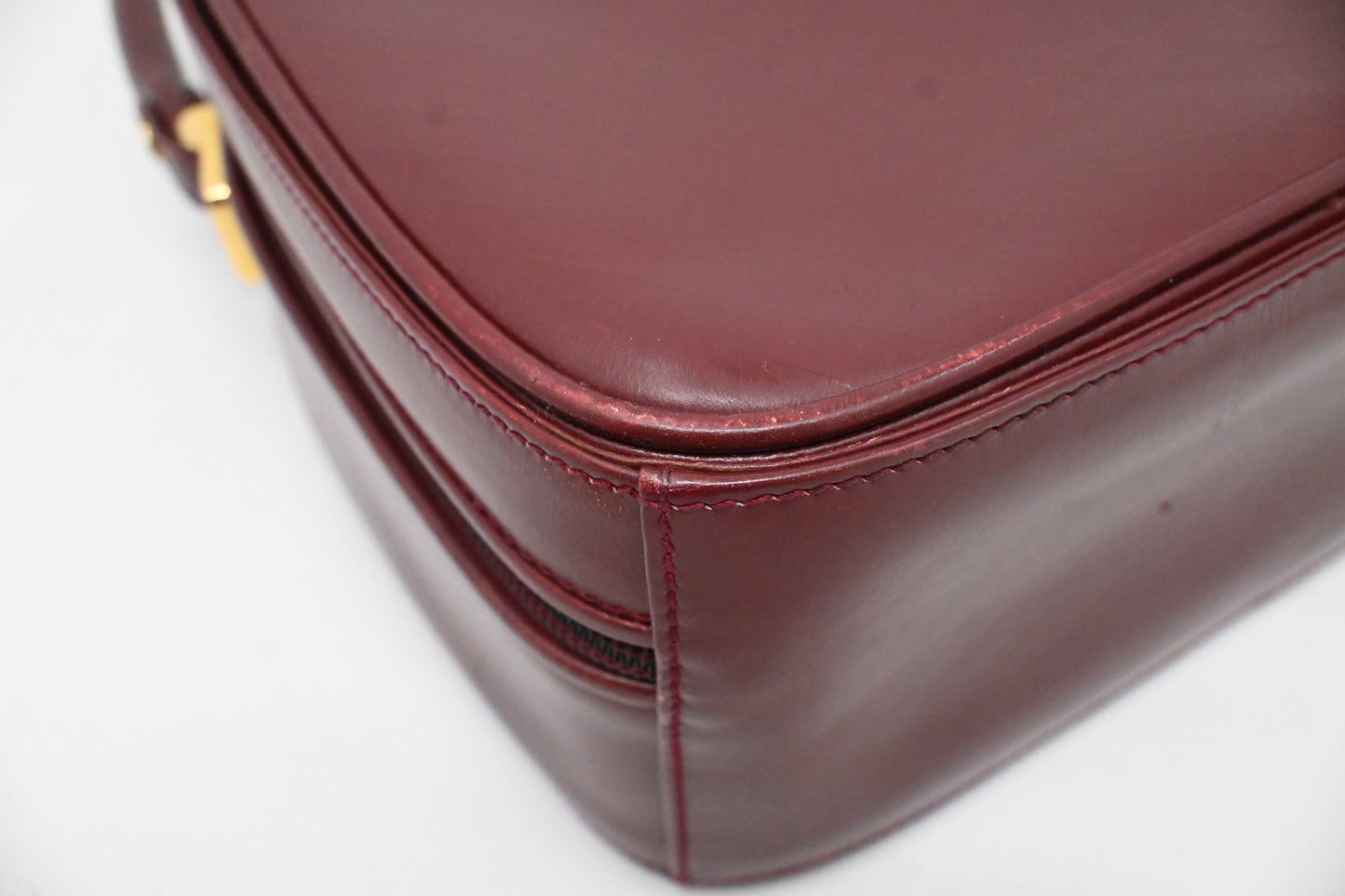 Gucci Handbag in Burgundy Leather