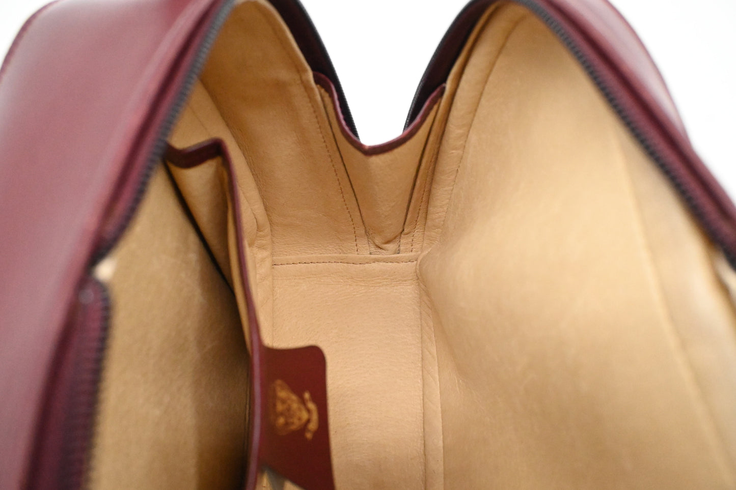 Gucci Handbag in Burgundy Leather