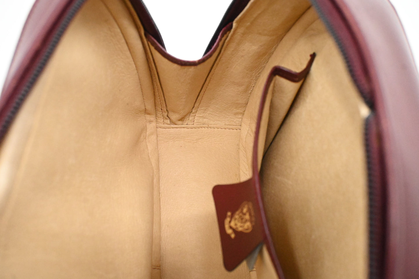 Gucci Handbag in Burgundy Leather