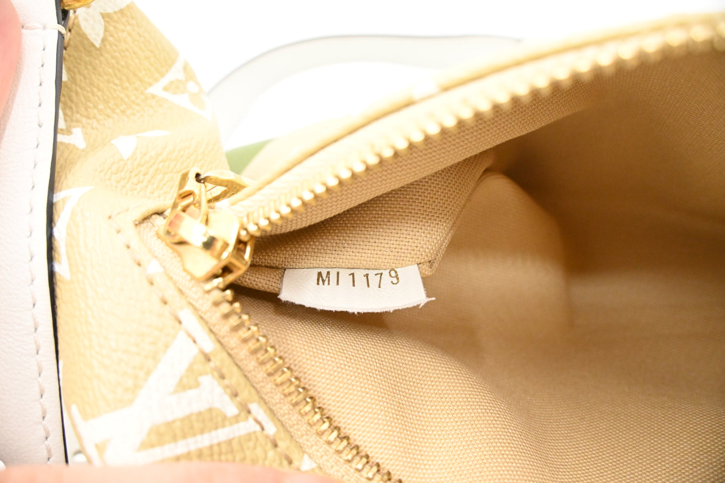 Louis Vuitton Bumbag in Green and Khaki Giant Monogram Canvas