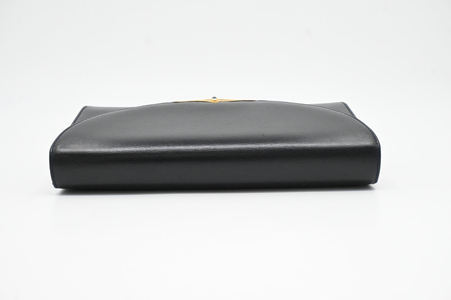 Cartier Chain Shoulder Bag in Navy Leather