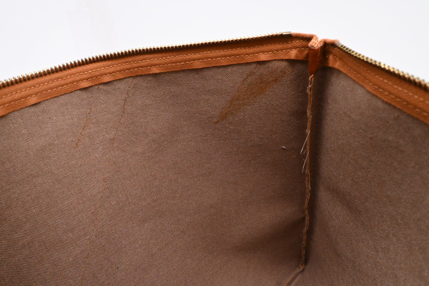 MCM Clutch in Visetos Cognac Canvas