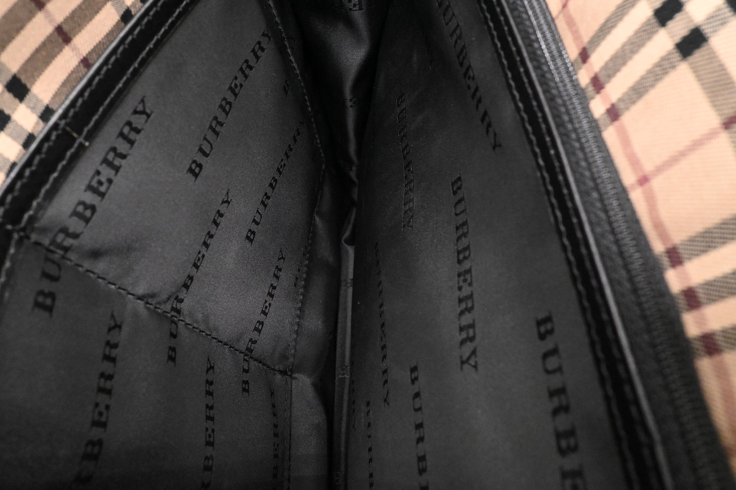 Burberry Business Bag in Black Canvas