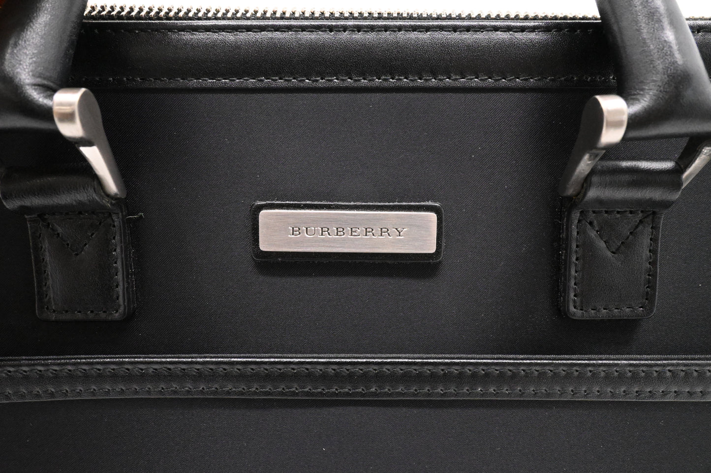 Burberry Business Bag in Black Canvas