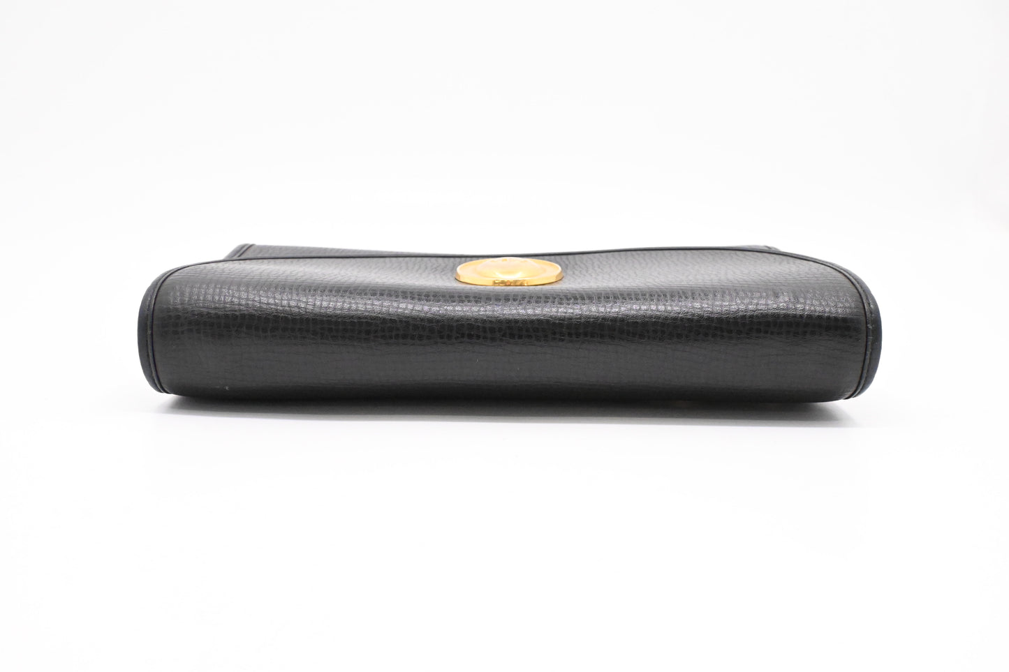 Dior Chain Shoulder Bag in Black Leather