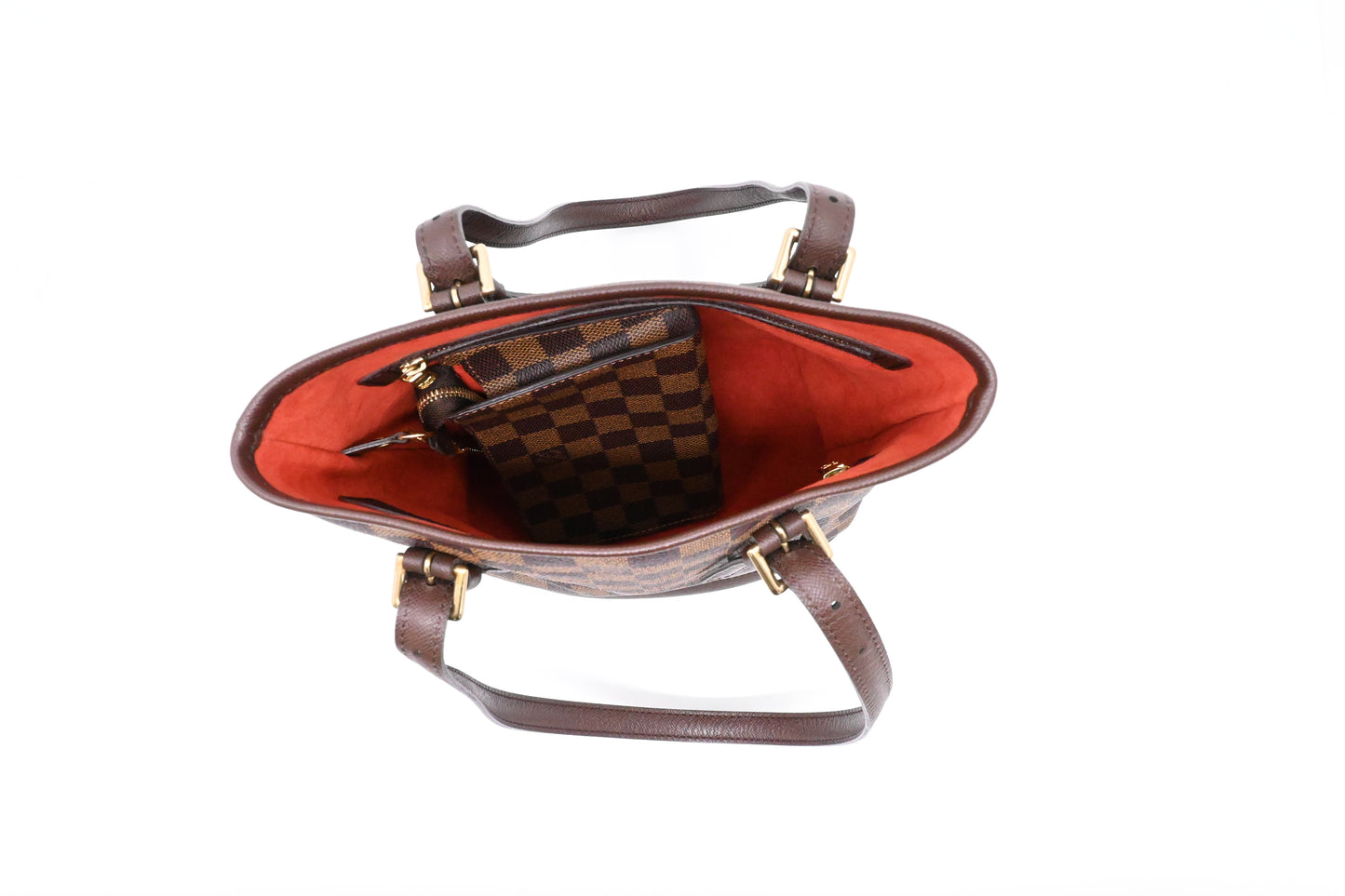 Louis Vuitton Marais Bucket in Damier Ebene Canvas